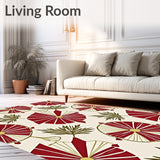 Art Inspired Holiday Chime and Fir Branch Arrangement(Red)