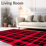 Timeless Highlander Plaid with Bold Festive Checks(Red)