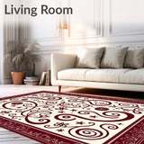 Celestial Galaxy Fuzzy Throw with Swirling Cosmic Spiral(Burgundy)