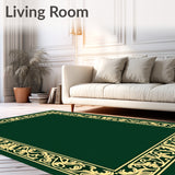 Damask Baroque Ornamental Flourish Classic European Elegance(Green)