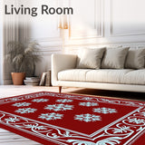 Crystal Wintry Elegant Decorative Stylish(Red)