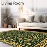 Yuletide Botanical Scroll Machine Seasonal(Green)