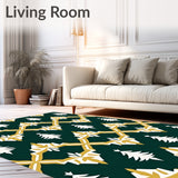Art Pine Tree Interlocking Festive Graphic(Green)