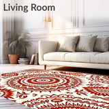 Boho Burst Seasonal Faux Texture Machine(Red)