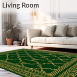 Vintage Inspired Festive Trellis with Luxurious Detailing(Green)