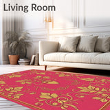 Amber Harvest Oak Leaf Flourish Design(Pink)