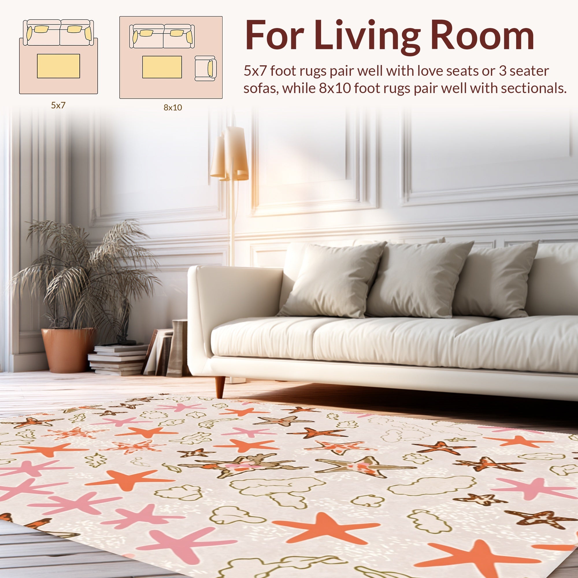 Ultra Soft Area Rug, Non Slip, Stain Resistant, Washable Area Rugs for Living Room, Bedroom, Cute Plush Cowgirl Bathroom Rug(Pink) - ODIKA