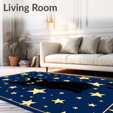 Illuminated Feline Holiday with Twinkling(Blue)