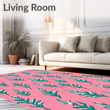 Conifer Needle Cascade Winter Wonderland Anti Slip(Pink)