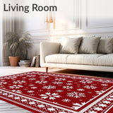 Magical Winter Celebration Decorative Seasonal Accent(Red)