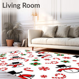 Jolly Snowman Frosty Winter Wonderland Holiday Festive(White)