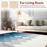 Plush Aesthetic Home Decor Non Shedding(Blue)