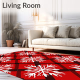 Joyful Tartan Celebration Crystal Yuletide Aesthetic Decorative(Red)