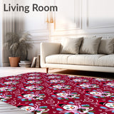 Merry Wintertime Pal Seasonal Festivity Statement(Red)