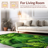 Tropical Palm Leaf Runner(Green)