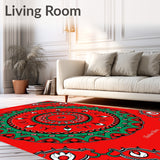 Enchanted Wreath Spiral Jubilant Celebration Magical Wonderland(Red)