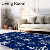 Magical Frosty Night Seasonal Elegant Surface Protection(Blue)