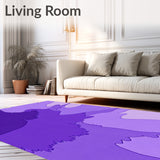 Abstract Watercolor Splash with Gradient Ombre Transitions(Purple)