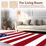 American Flag Area Rug(Red)