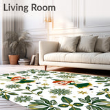 Merry Yuletide Pixie Semicircular with Flower Details(Green)