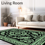 Eclectic Boho Paisley Whimsical Artisan(Green)