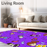 Playful Cartoon Adventure Fantasy Wonderland(Purple)