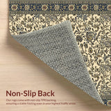 Paisley Traditional Rubberback(Beige)