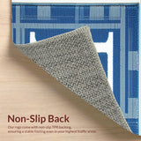 Marble Swirl Abstract Wool(Blue)