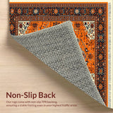 Boho Non Slip Playroom(Orange)