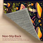 Ultra Soft Area Rug, Non Slip, Stain Resistant, Washable Area Rugs for Living Room, Bedroom, Witchy Farmhouse Fantasy(Purple) - ODIKA