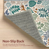 Modern Jungle Print Mat(White)