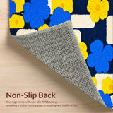 Modern Chrysanthemum Floral(Blue)