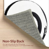 Non Slip Black and White Cat Bathroom(Black)