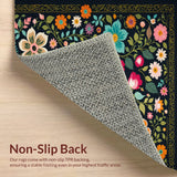 Vintage Low Pile Non Slip for(Black)