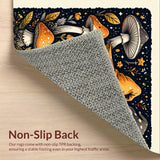 Witchy Black Kitchen Runner(Orange)