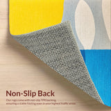 Modern Abstract Non Slip(Blue)