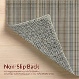 Modern Abstract Non Slip Area(Beige)