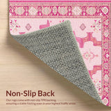 Non Slip Cowboy Boots(Pink)