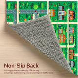 Race Car Circuit Play Mat(Green)