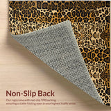 Fluffy Leopard Faux Fur(Beige)