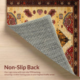 Boho Vintage Non Slip Animal Print(Yellow)