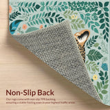 Green Tiger Area Vibrant Design(Gray)