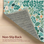 Ultra Soft Area Rug, Non Slip, Stain Resistant, Washable Area Rugs for Living Room, Bedroom, Modern Colorful Jungle Animal Play Rug(Gray) - ODIKA