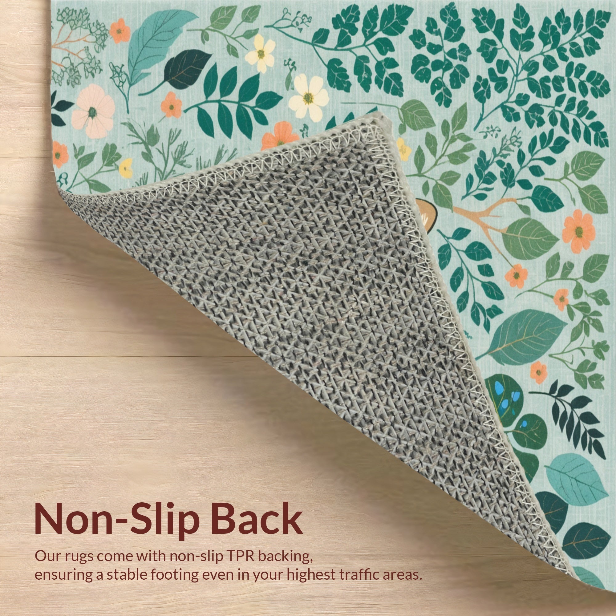 Ultra Soft Area Rug, Non Slip, Stain Resistant, Washable Area Rugs for Living Room, Bedroom, Modern Colorful Jungle Animal Play Rug(Gray) - ODIKA