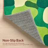 Modern Irregular Cat Print(Green)