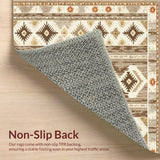 Non Slip Aztec Farmhouse(Beige)