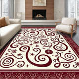 Celestial Galaxy Fuzzy Throw with Swirling Cosmic Spiral(Burgundy)