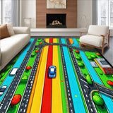 Kids Traffic Road Playmat(Yellow)