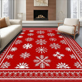 Magical Frosty Symphony Handsome Decorative Statement(Red)