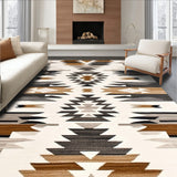 Collection With Rustic Aztec Lines and Modern Abstract Tribal Prints(Gray)